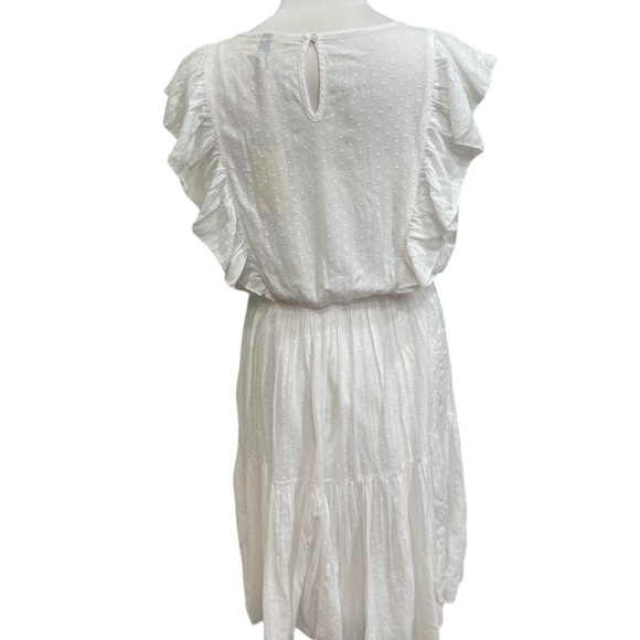 White Dotted Swiss Dress by Universal Threads Size L - Picture 3 of 5